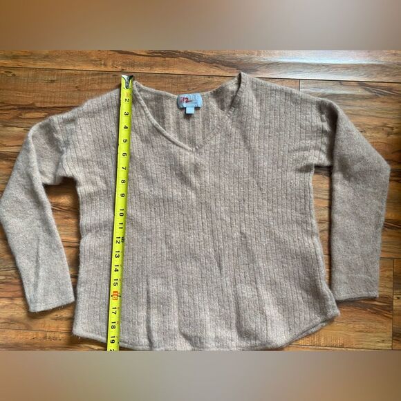 Pure Collection Cashmere Sweater in Brown sz 12 RUNS SMALL - Picture 9 of 13